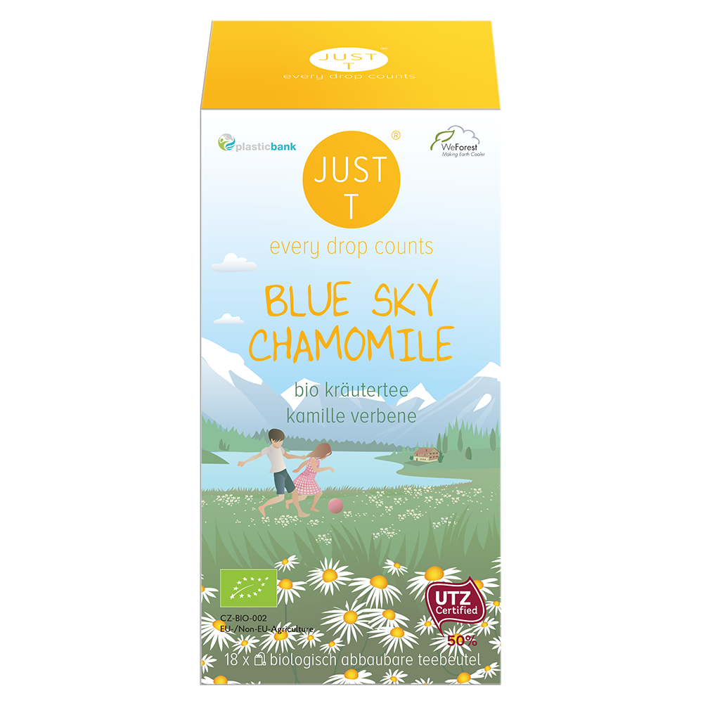 Bild: just t Tee Blue Sky Chamomile 