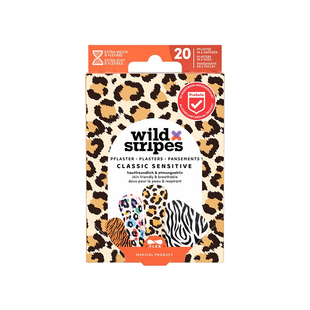 Bild: Wild Stripes Pflaster Classic Sensitive 