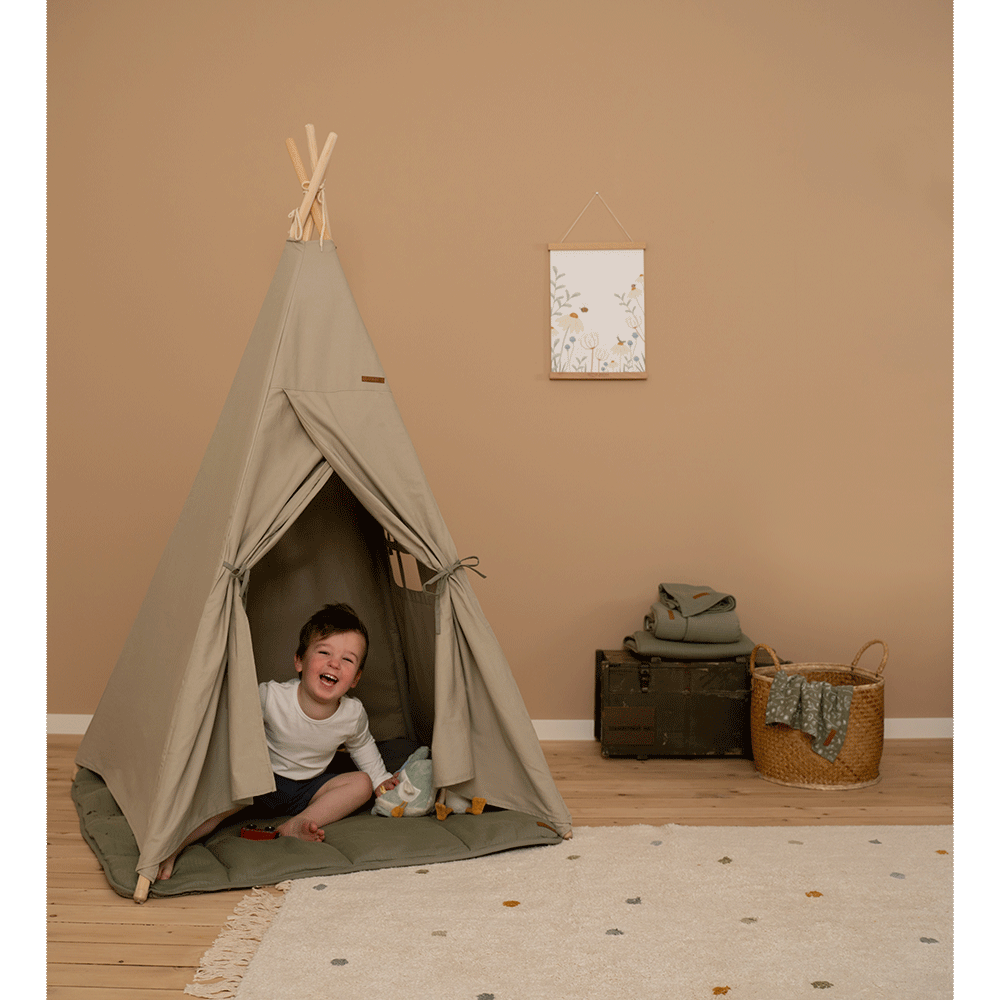 Bild: Little Dutch Tipi Zelt Olive