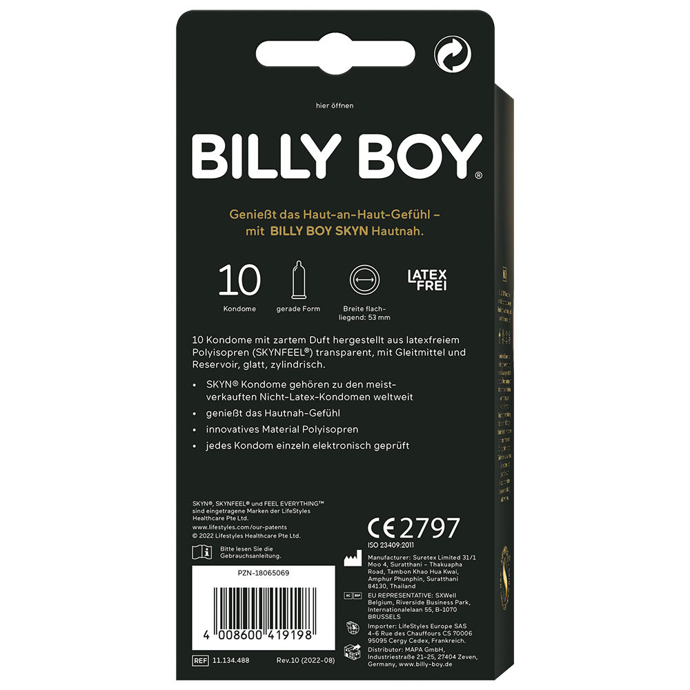 Bild: BILLY BOY Hautnah Skyn Kondome 