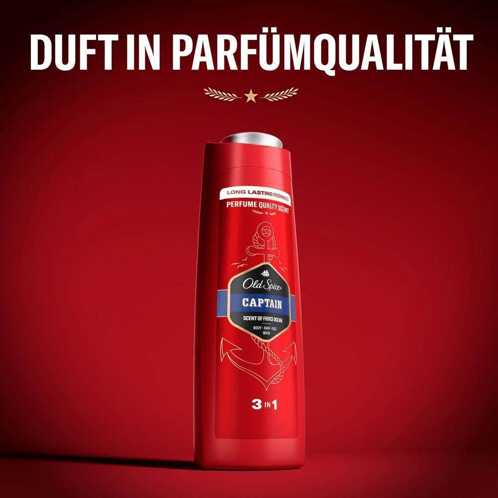 Bild: Old Spice Captain Duschgel & Shampoo Für Männer 