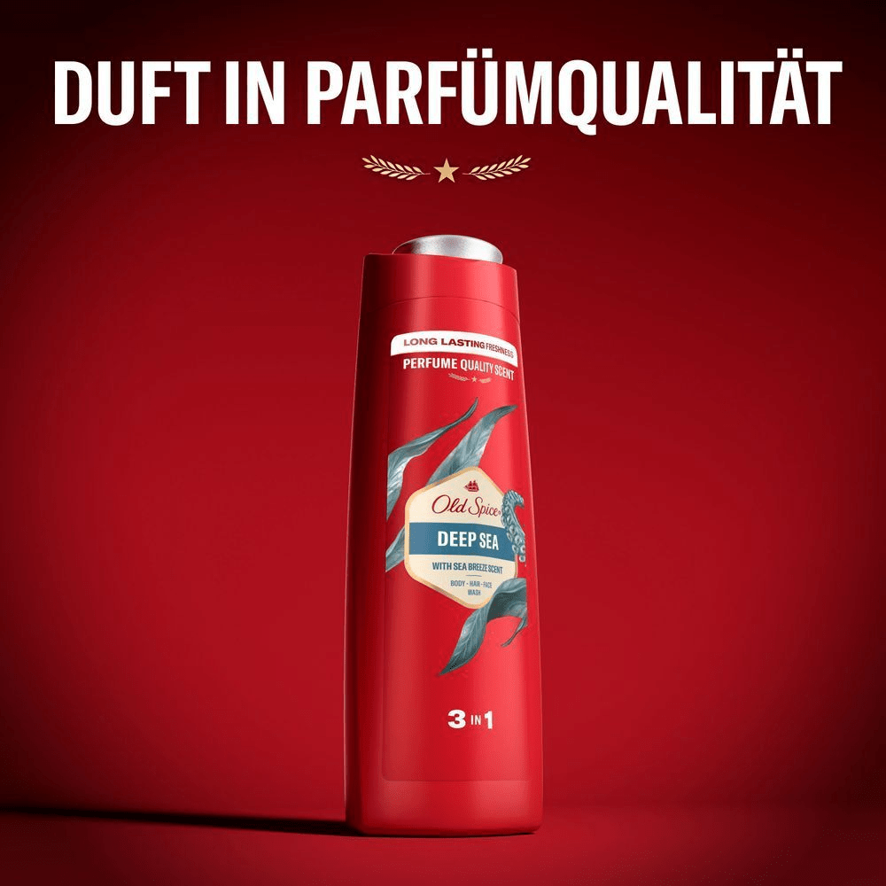 Bild: Old Spice Deep Sea 3-in-1 Duschgel &amp; Shampoo für Männer 