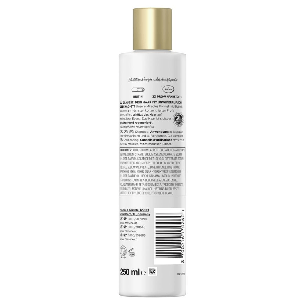 Bild: PANTENE PRO-V Molecular Bond Repair Shampoo mit Biotin 