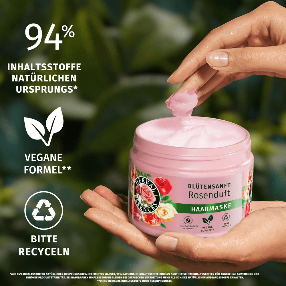 Bild: Herbal essences Blütensanft Haarmaske mit Rosenduft 