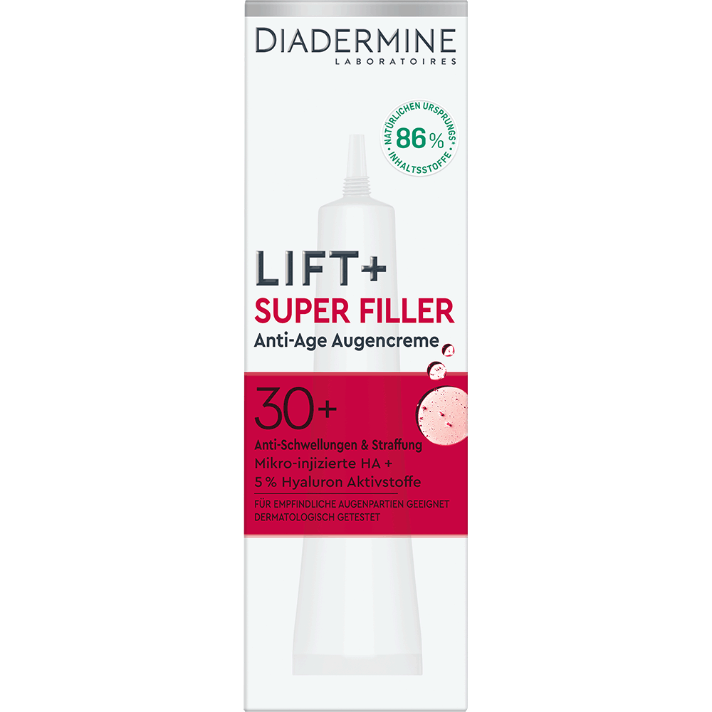 Bild: DIADERMINE LIFT+ Tiefenwirksame Hyaluron Augencreme 