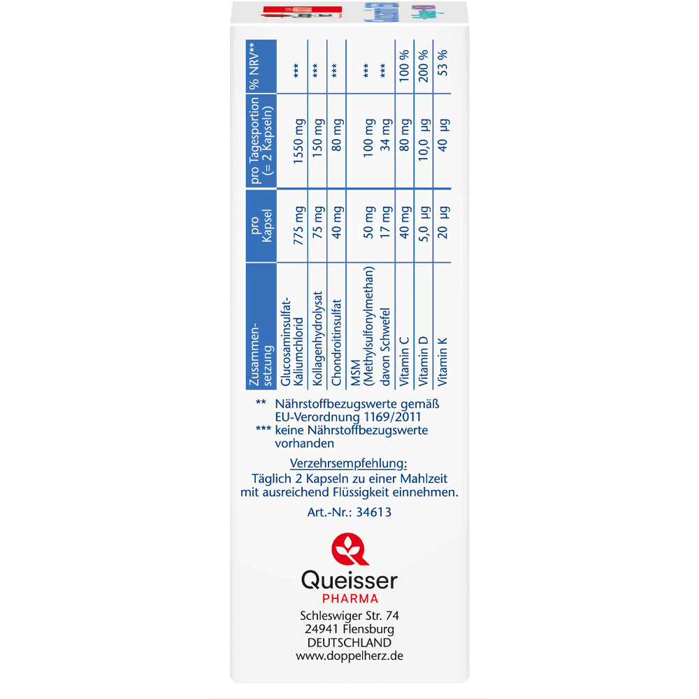 Bild: DOPPELHERZ Glucosamin 1550 