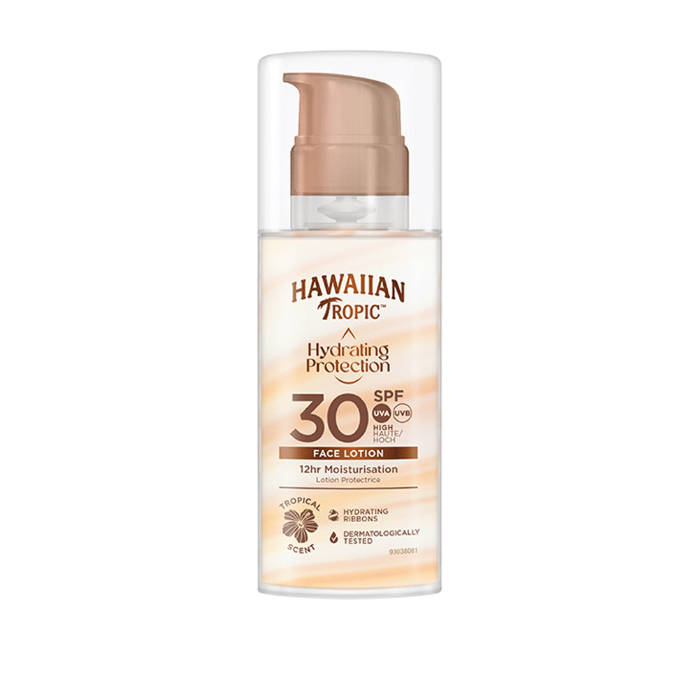 Bild: Hawaiian Tropic Hydrating Protection Face Lotion LSF 30 