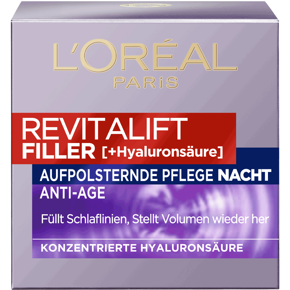 Bild: L'ORÉAL PARIS Revitalift Filler Anti-Age Nachtpflege 