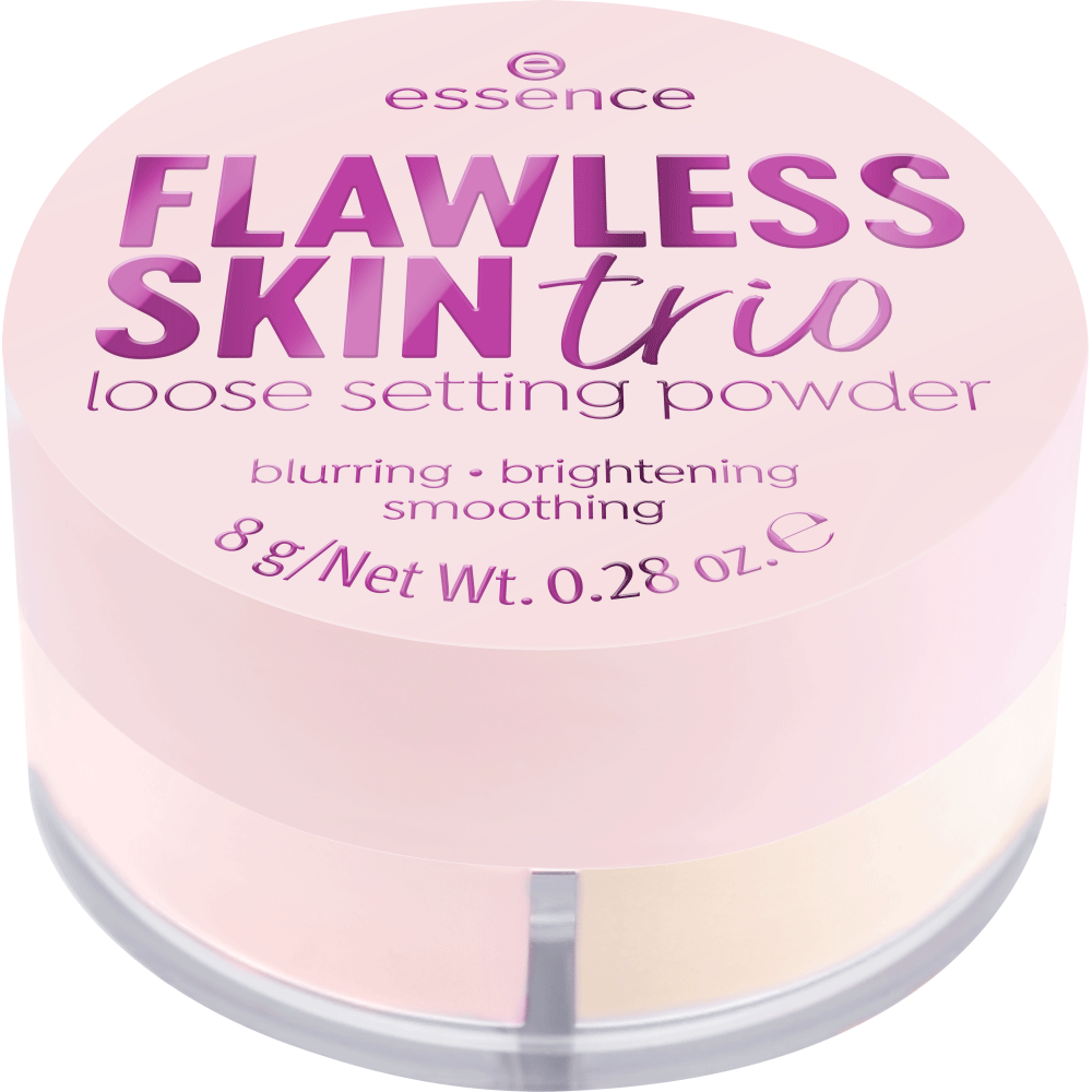 Bild: essence FLAWLESS SKIN trio loose setting powder 