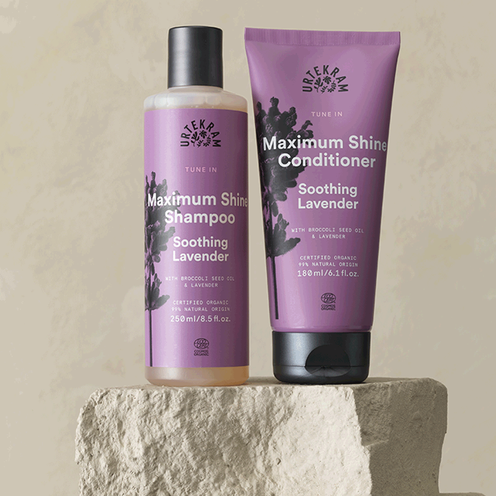 Bild: Urtekram Soothing Lavender Glanz Shampoo 