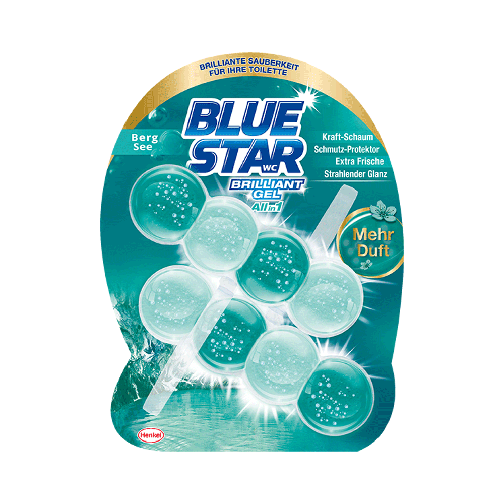 Bild: Blue Star Brilliant Gel WC Steine Berg See 