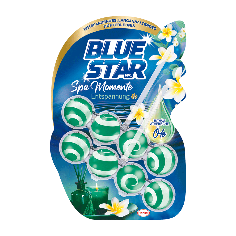 Bild: Blue Star WC-Steine Spa Momente Entspannung 