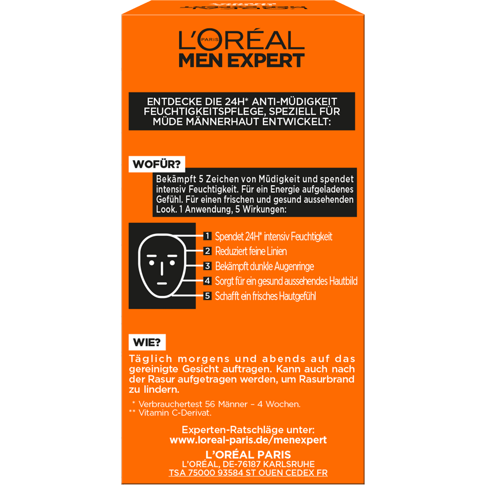 Bild: L'ORÉAL PARIS MEN EXPERT Hydra Energy Feuchtigkeitspflege 