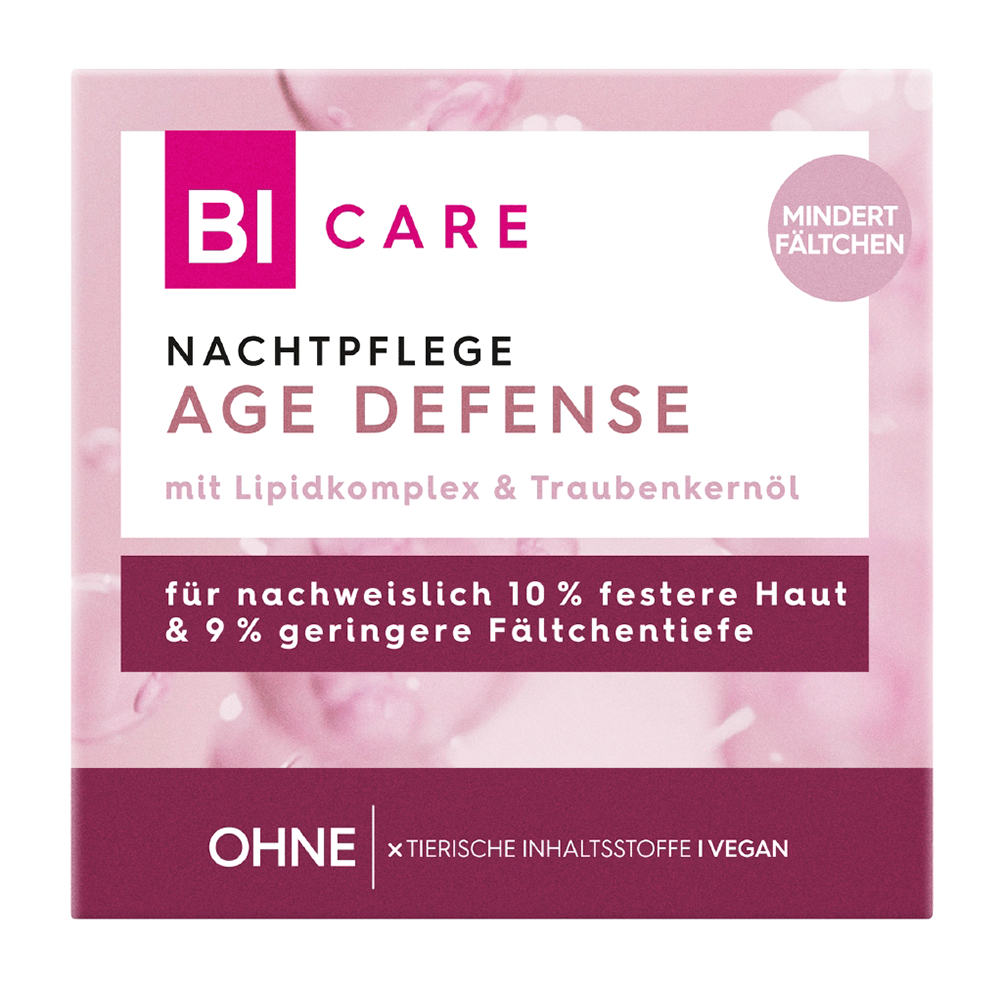 Bild: BI CARE Age Defense Nachtcreme 