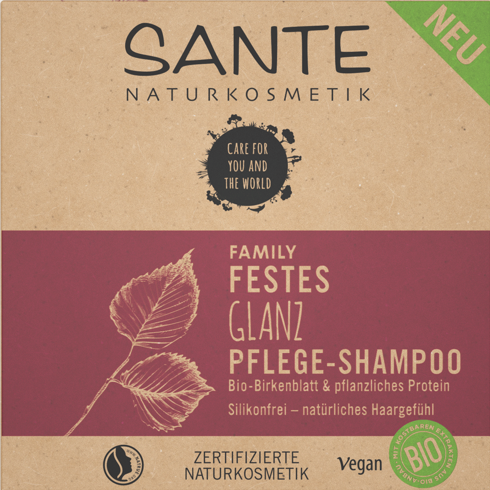 Bild: SANTE Family Festes Glanz Shampoo Birkenblatt 