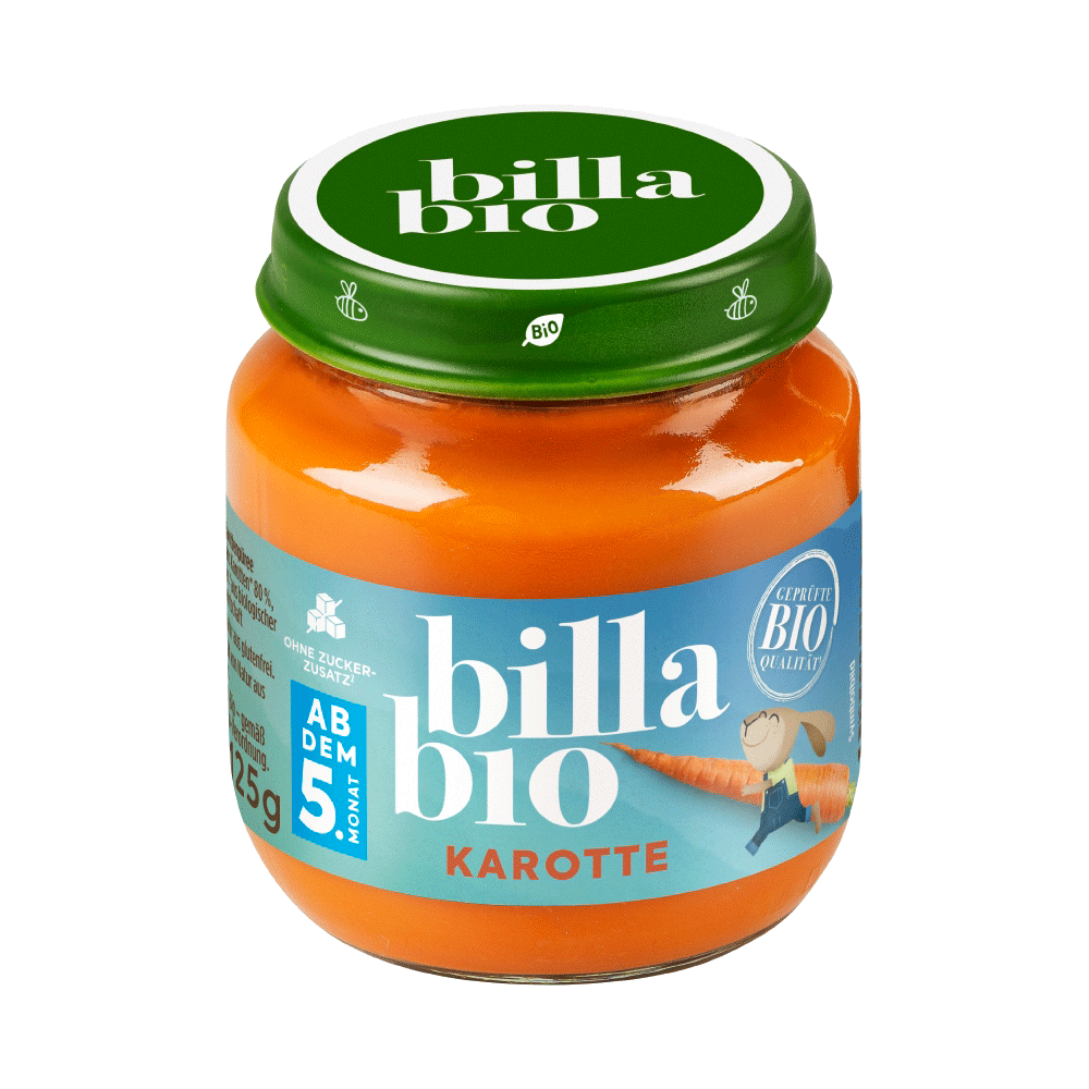 Bild: Billa Bio Gläschen Karotte 