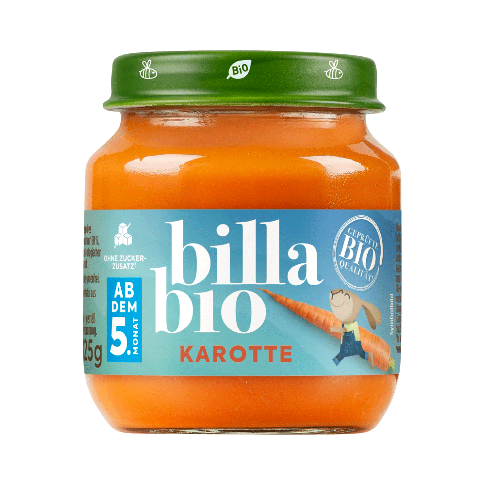 Bild: Billa Bio Gläschen Karotte 