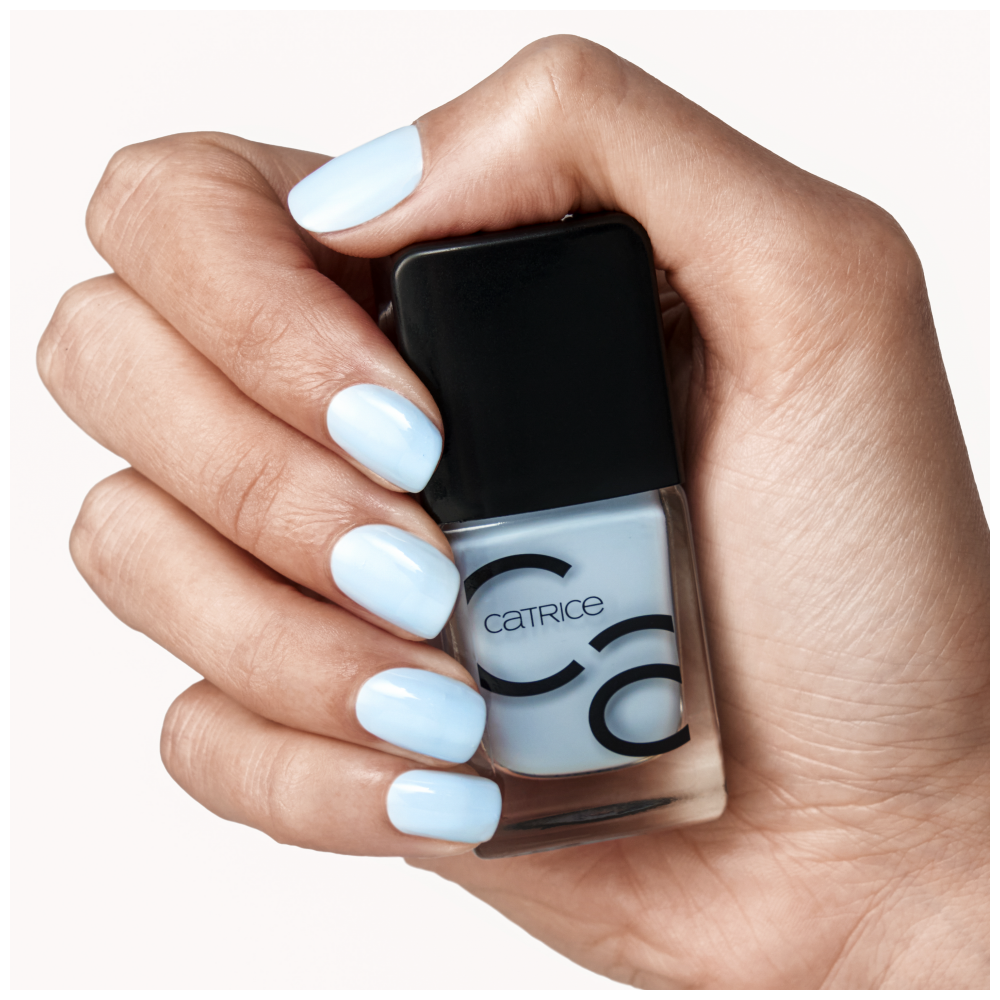 Bild: Catrice ICONAILS Gel Lacquer Nagellack No More Monday Blue-s