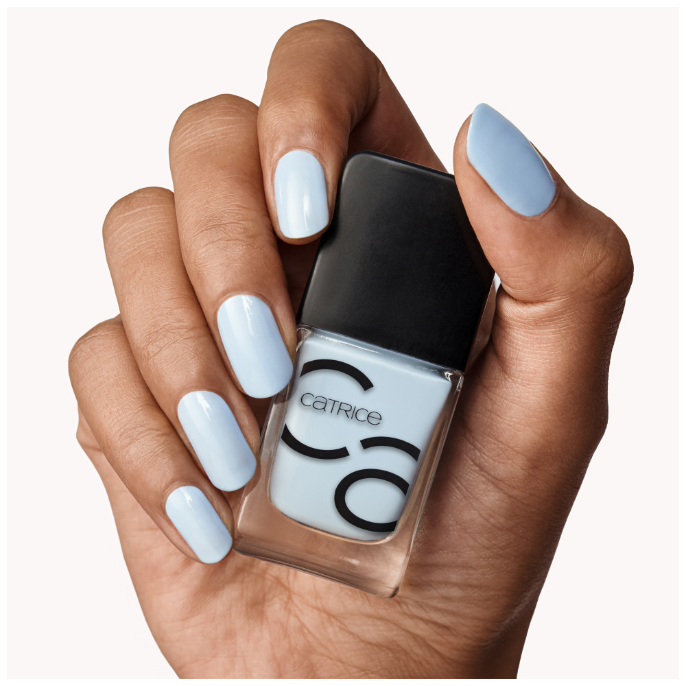 Bild: Catrice ICONAILS Gel Lacquer Nagellack No More Monday Blue-s