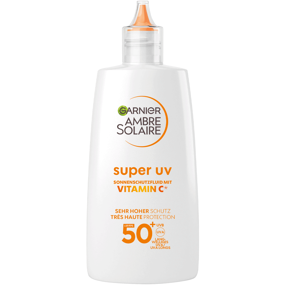 Bild: GARNIER AMBRE SOLAIRE Sonnenschutzfluid Vitamin C LSF 50+ 