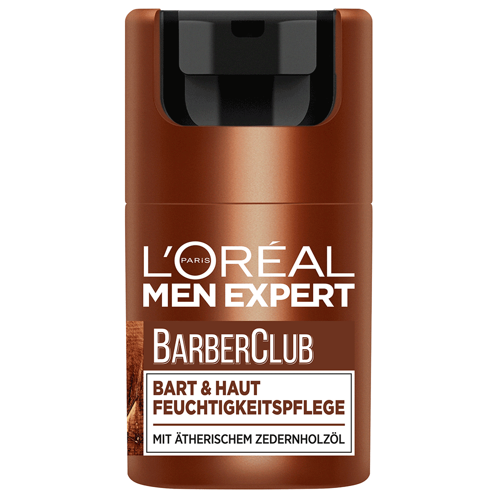 Bild: L'ORÉAL PARIS MEN EXPERT Barber Club: Bart & Haut Feuchtigkeitspflege 