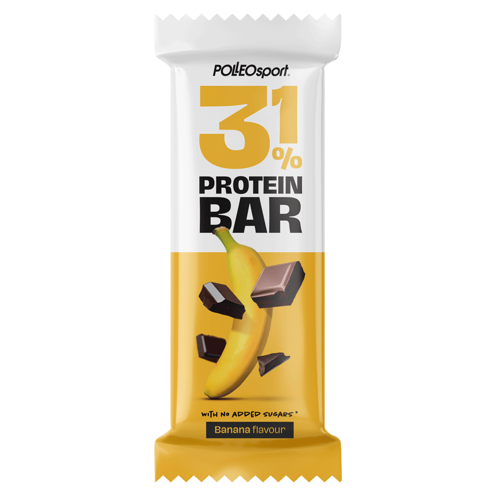 Bild: POLLEOsport Protein Bar 31% Banana 