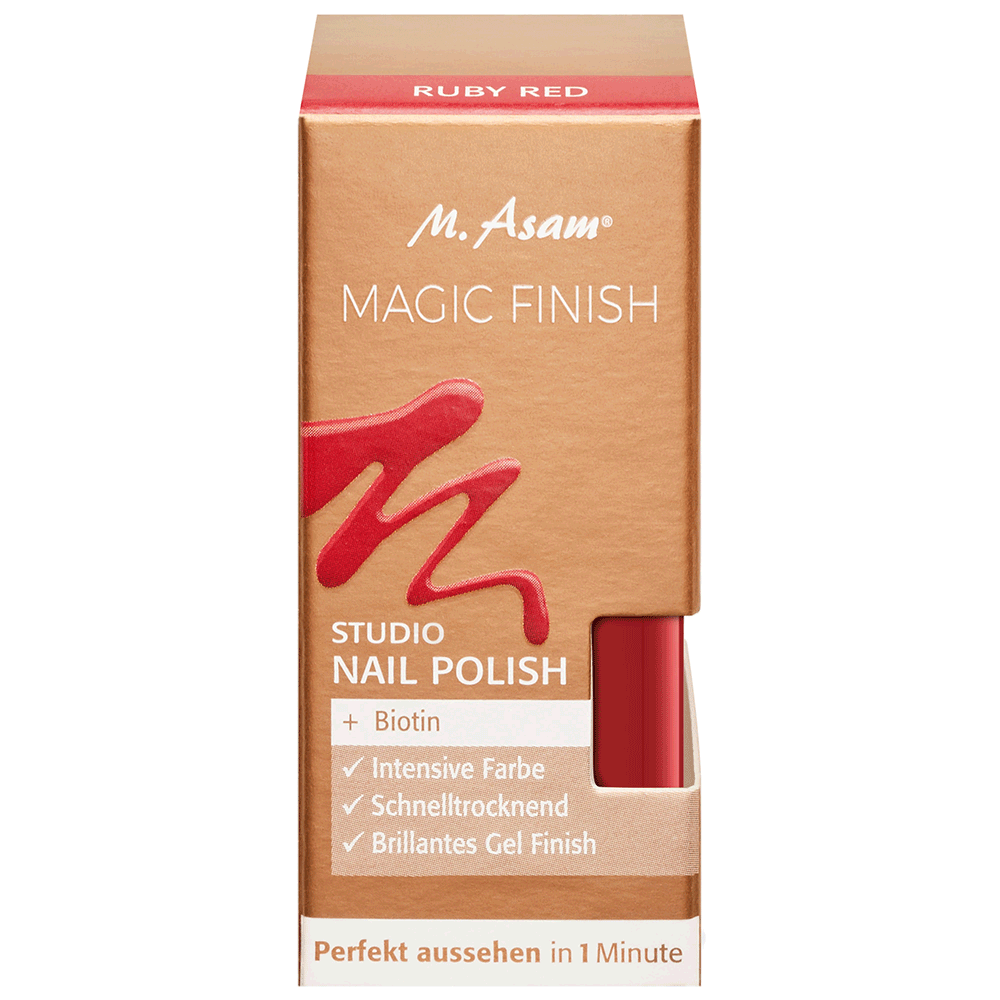 Bild: M. Asam Magic Finish Studio Nail Polish Ruby Red