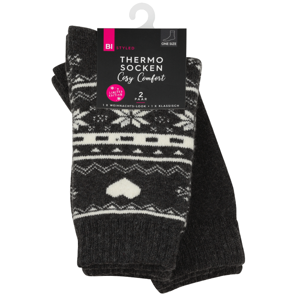 Bild: BI STYLED Thermosocken Cosy Comfort Schwarz