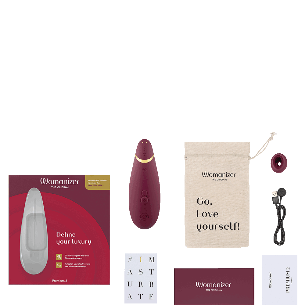 Bild: Womanizer Druckwellenvibrator Premium 2 Bordeaux 