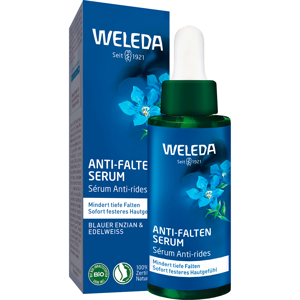 Bild: WELEDA Anti Falten Serum Blauer Enzian und Edelweiss 