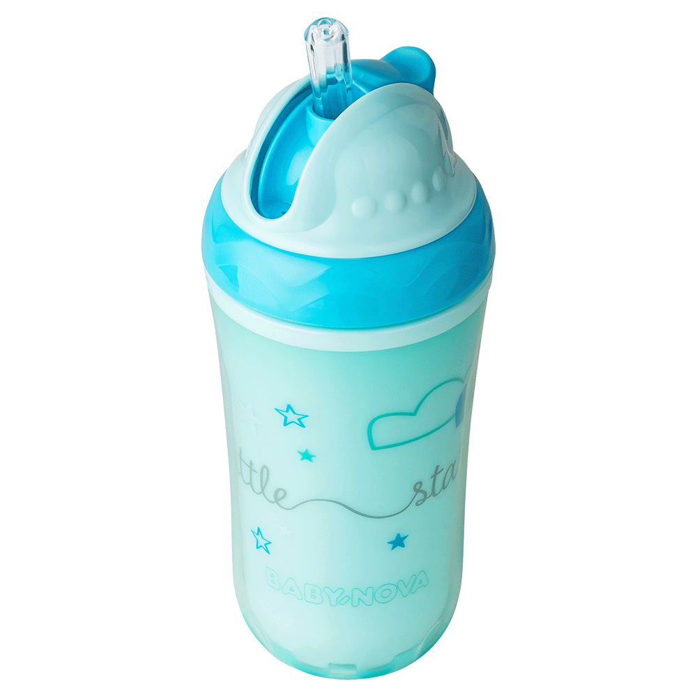 Bild: BABY-NOVA Iso-Strohhalmbecher 250ml 