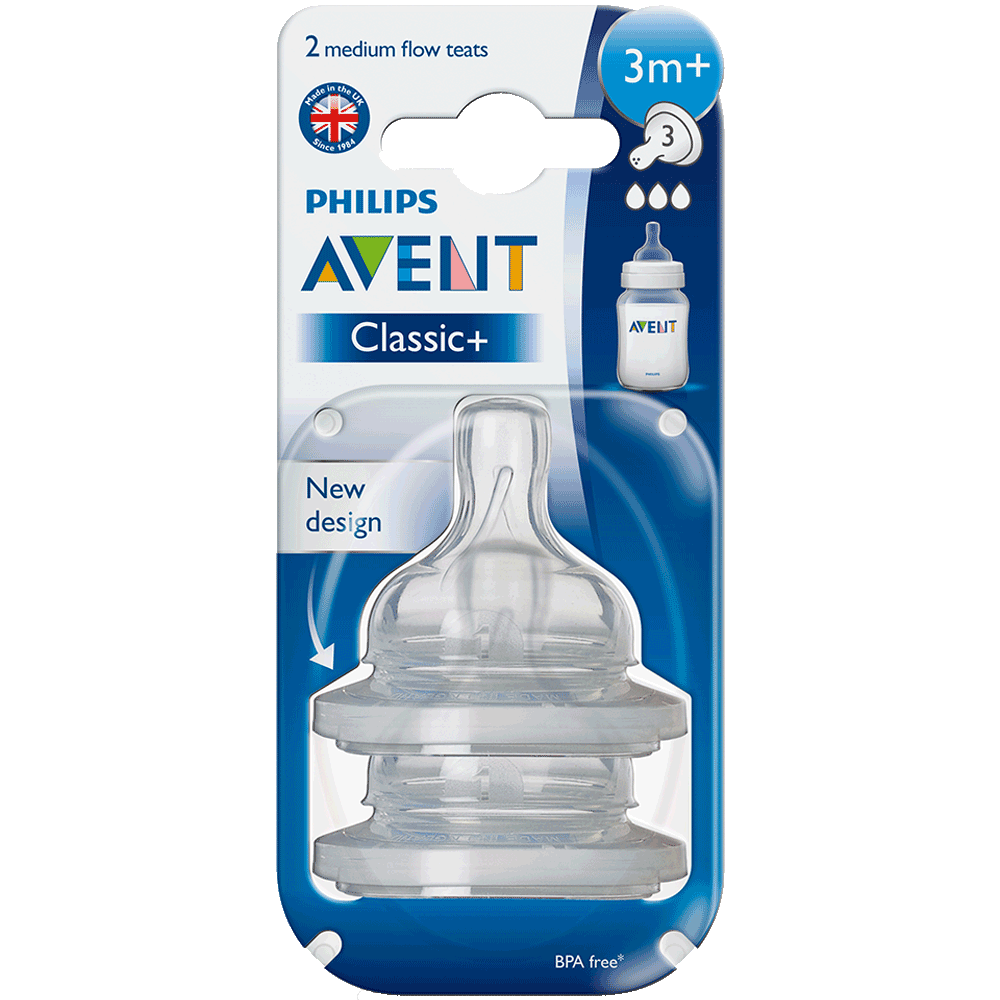 Bild: PHILIPS AVENT Sauger Dreiloch, 3 Monate+ 