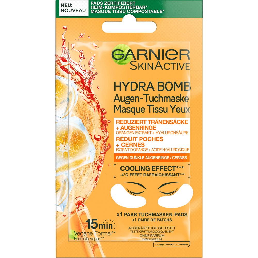 Bild: GARNIER SKIN ACTIVE Hydra Bomb Augen-Tuchmaske 