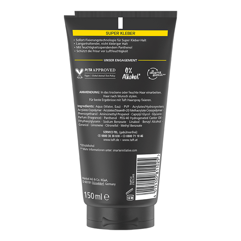 Bild: Schwarzkopf taft Styling Gel Super Kleber 