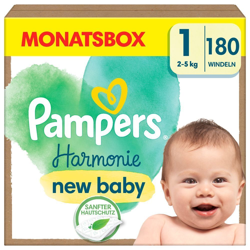 Bild: Pampers Harmonie Windeln, Größe 1, 2kg - 5kg 