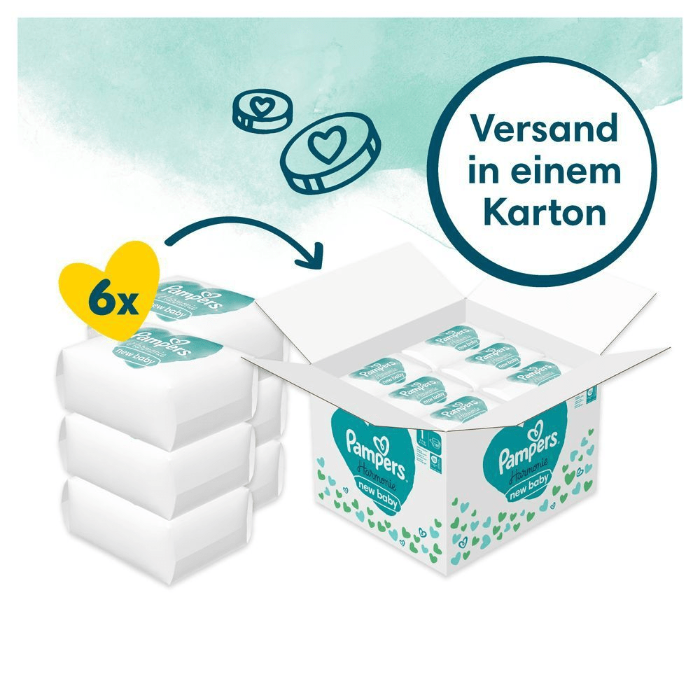 Bild: Pampers Harmonie Windeln, Größe 1, 2kg - 5kg 