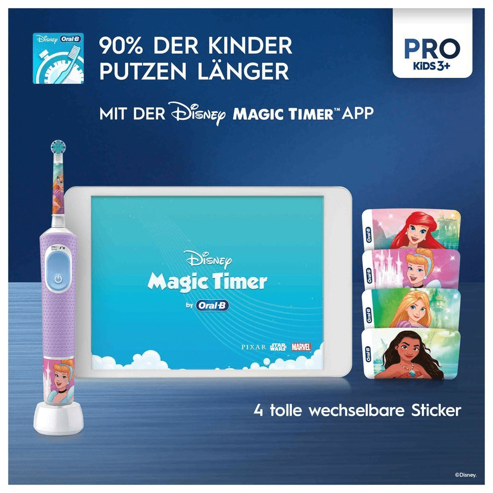 Bild: Oral-B Pro Kids Princess Elektrische Zahnbürste 