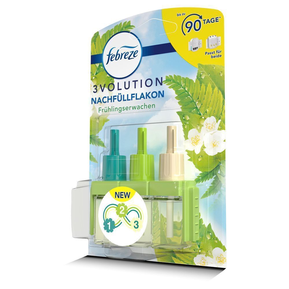 Bild: Febreze 3Volution Frühlingserwachen Duftstecker Nachfüllflakon 