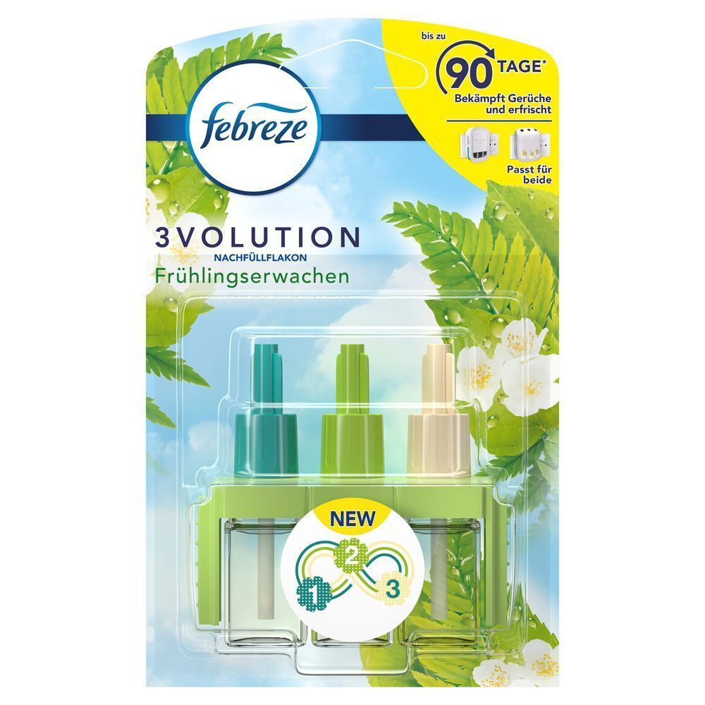 Bild: Febreze 3Volution Frühlingserwachen Duftstecker Nachfüllflakon 