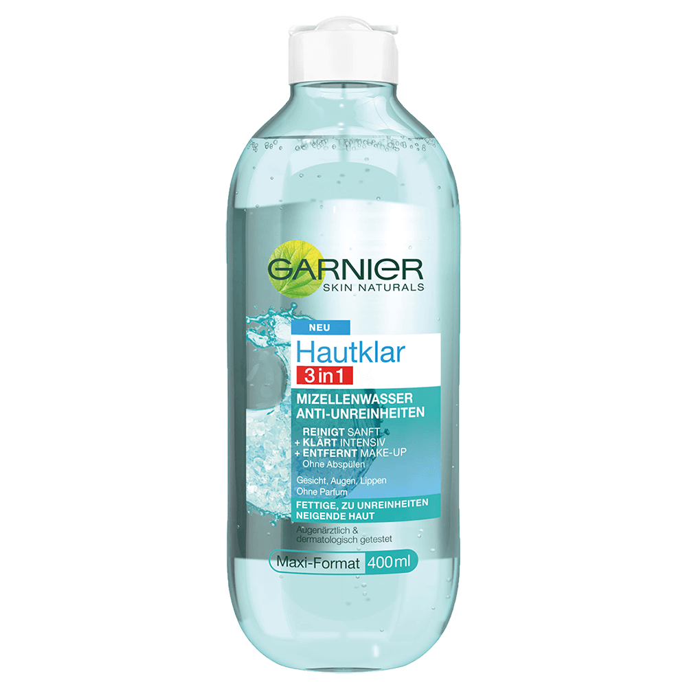 Bild: GARNIER SKIN NATURALS Hautklar 3in1 Mizellenwasser 