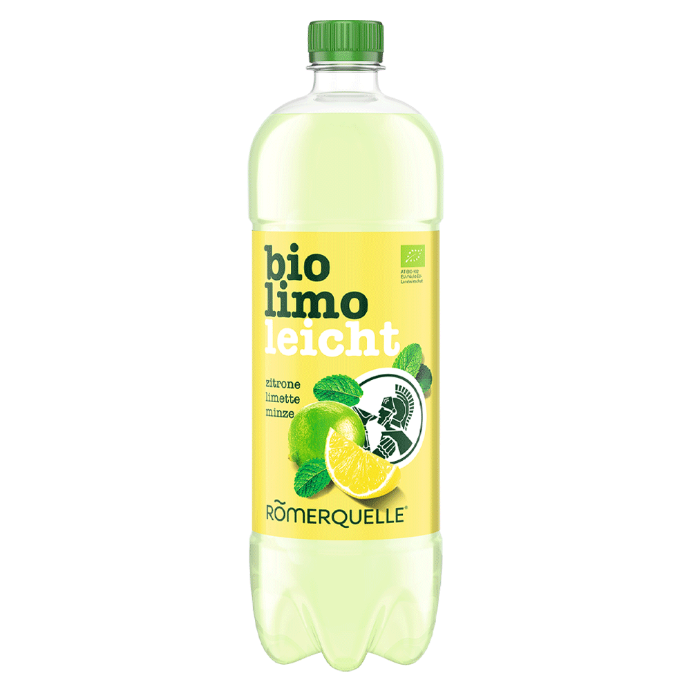 Bild: RÖMERQUELLE Bio Limo leicht Zitrone Limette Minze 