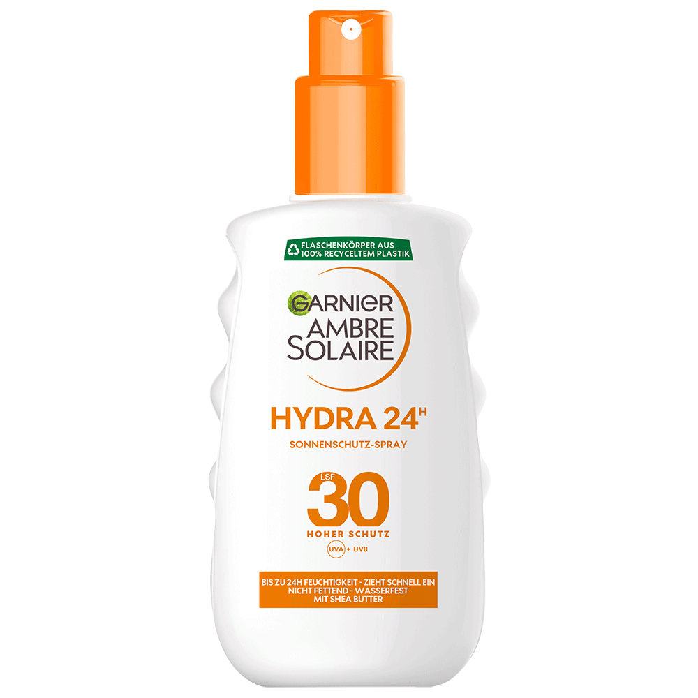 Bild: GARNIER AMBRE SOLAIRE Hydra 24H Sonnenschutz-Spray 