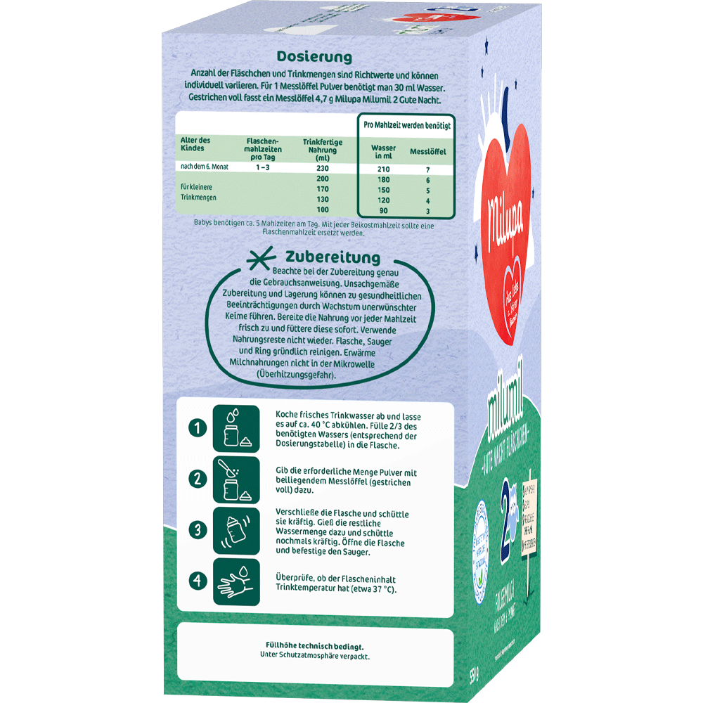 Bild: Milupa Milumil Gute Nacht Fläschchen 