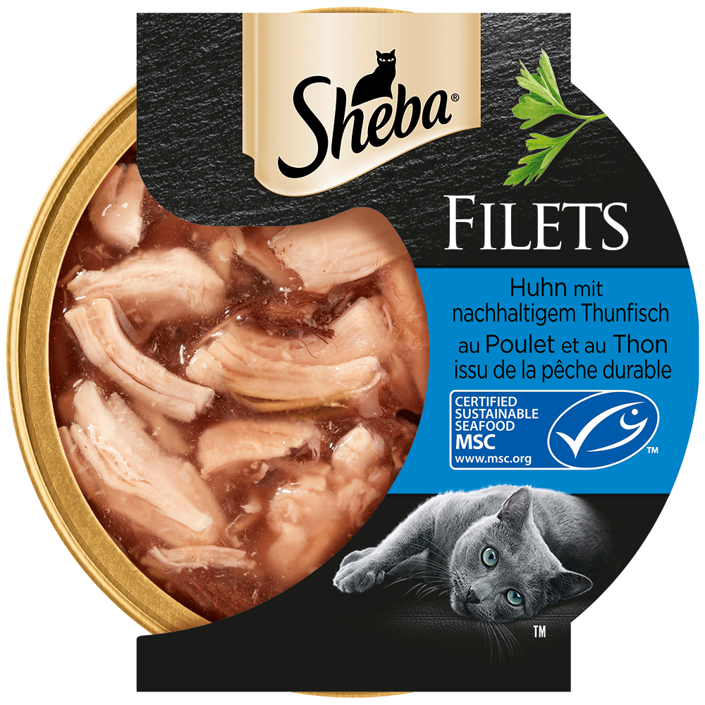 Bild: Sheba Filets Huhn mit Thunfisch 