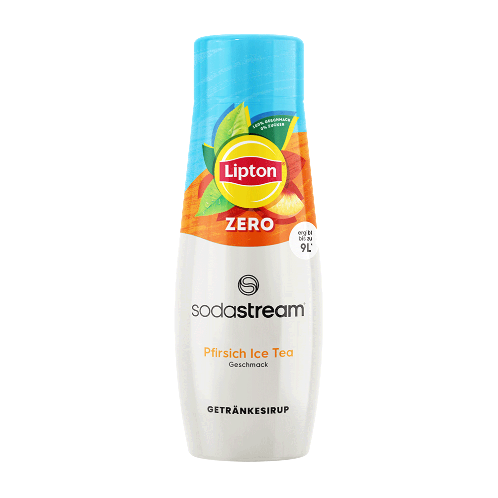 Bild: sodastream Getränkesirup Lipton Zero Pfirsich Ice Tea 