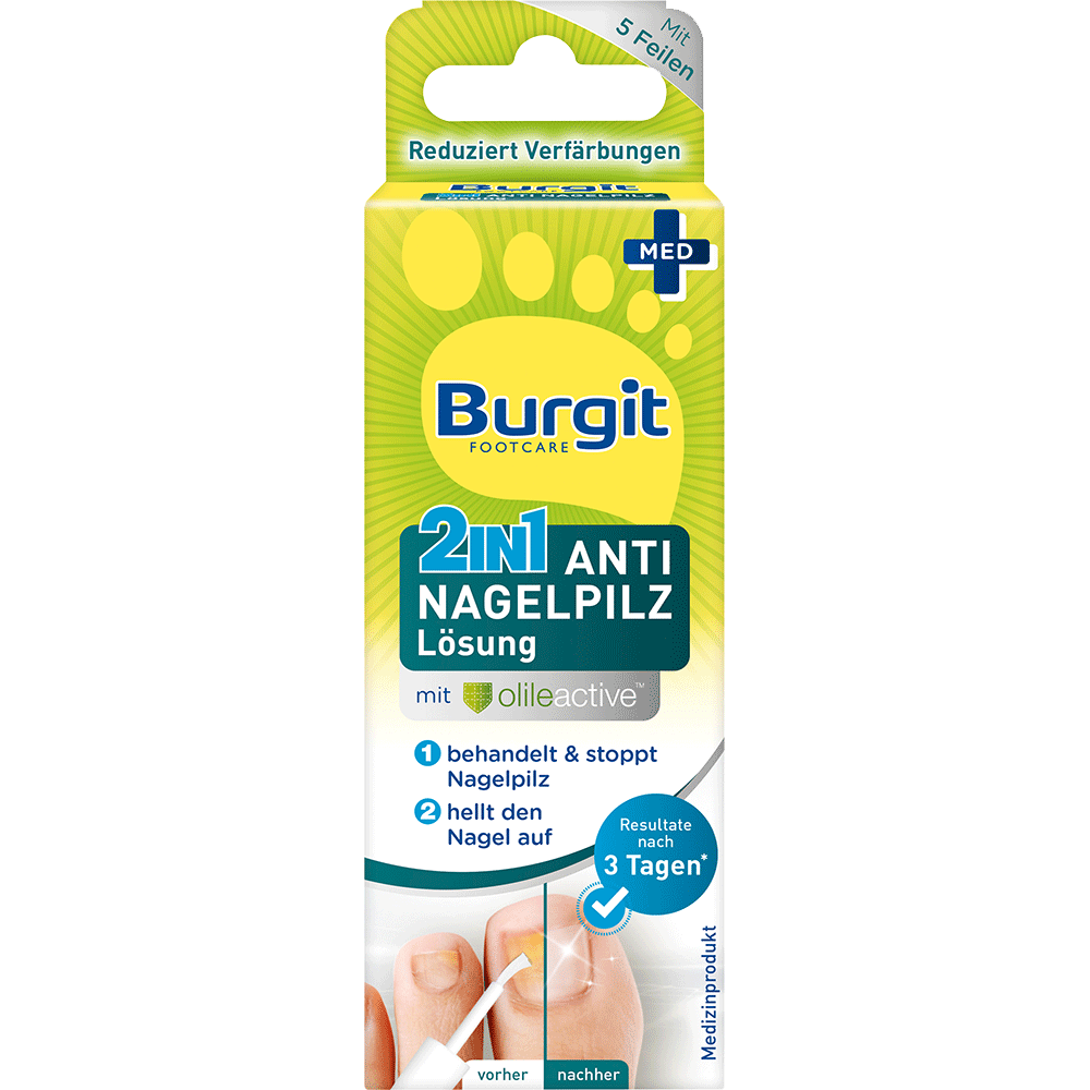 Bild: Burgit Footcare 2in1 Anti Nagelpilz Lösung 