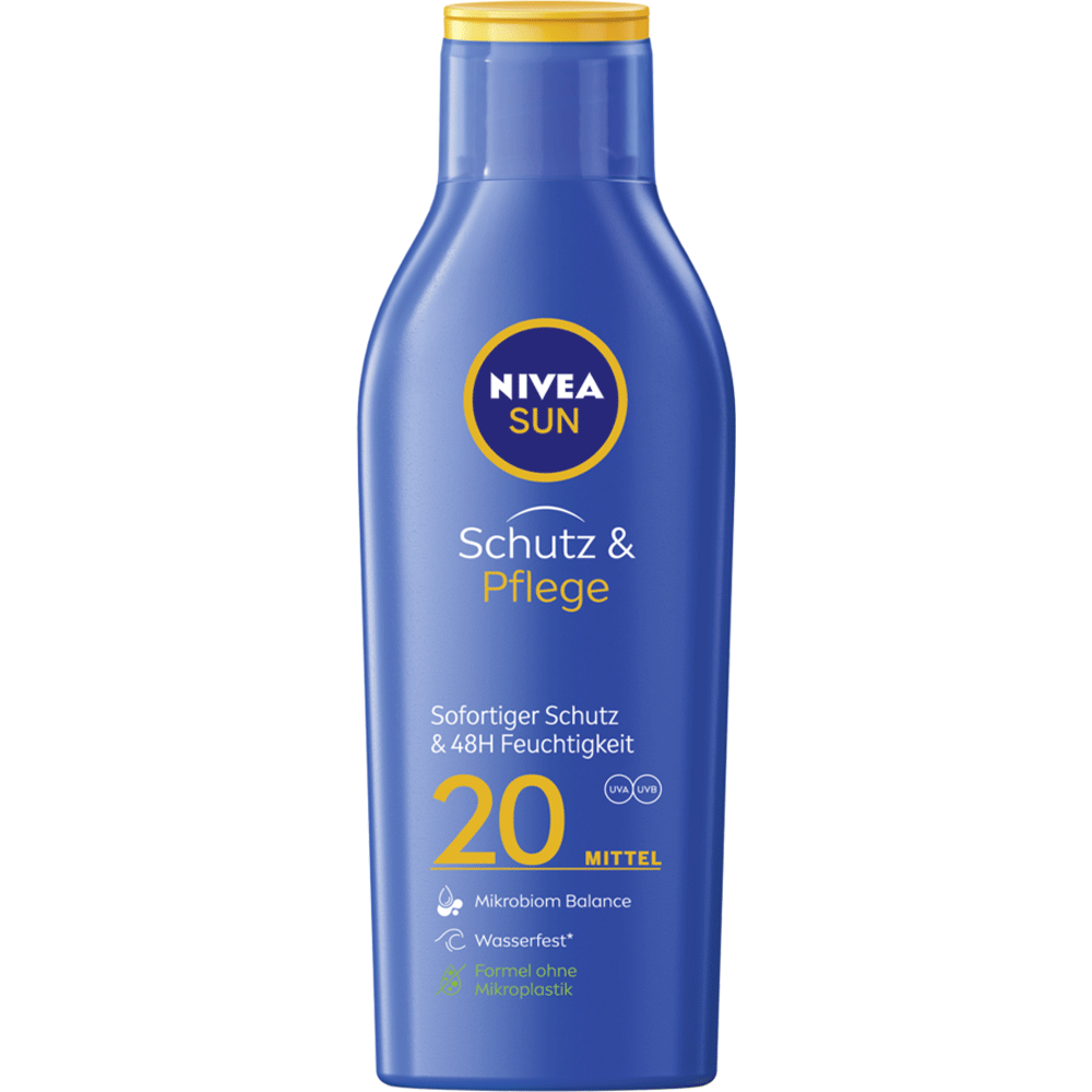 Bild: NIVEA Sun Schutz & Pflege Sonnen-Lotion LSF20 