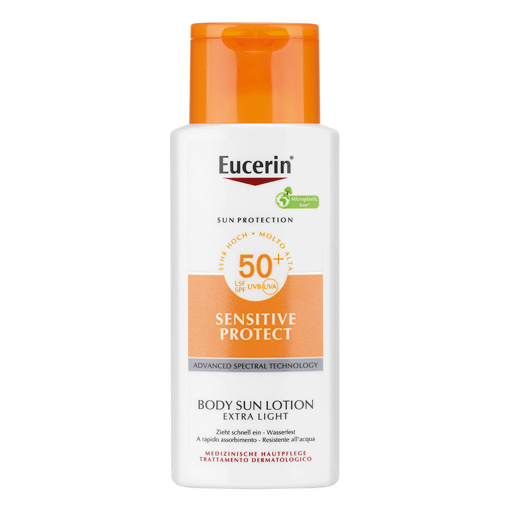 Bild: Eucerin Sensitive Protect Body Sun Lotion LSF 50+ 