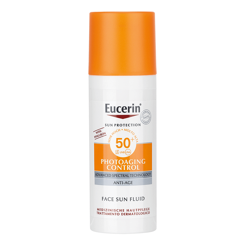 Bild: Eucerin Photoaging Control Anti-Age Face Sun Fluid LSF 50+ 