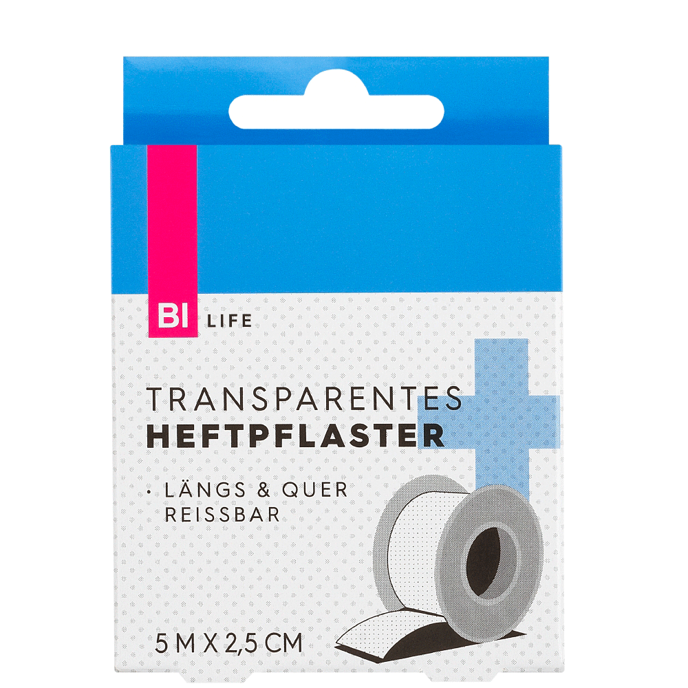 Bild: BI LIFE Heftpflaster Transparent 5mx2,5cm 